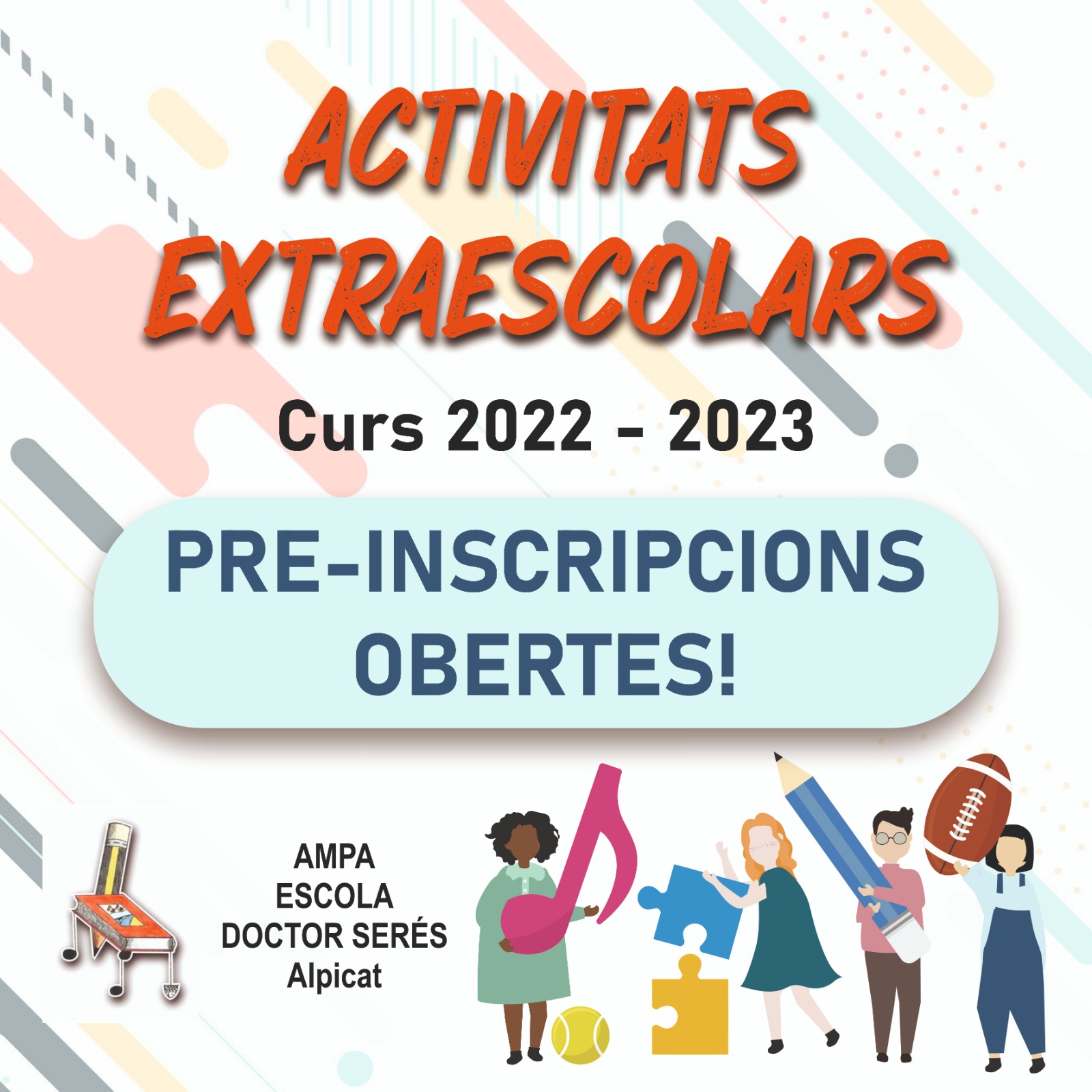 S’inicia el període de pre-inscripcions 2022/23