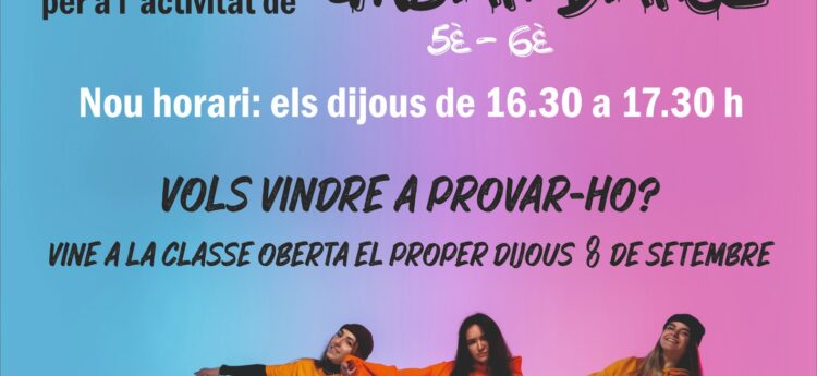 Canvi horari d'Urban Dance